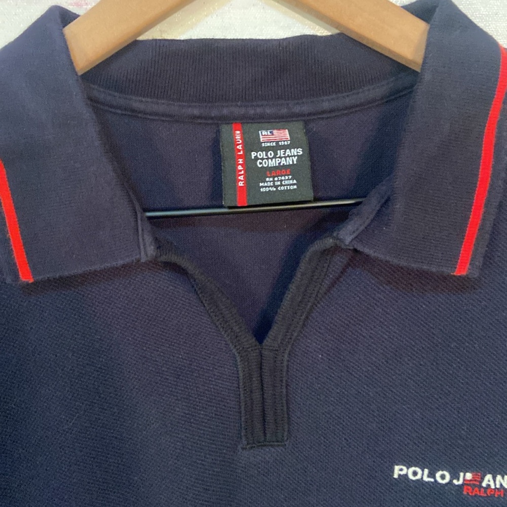 🔥EC🔥Polo Jeans Company 100% Cotton Polo Shirt. - Picture 4 of 5